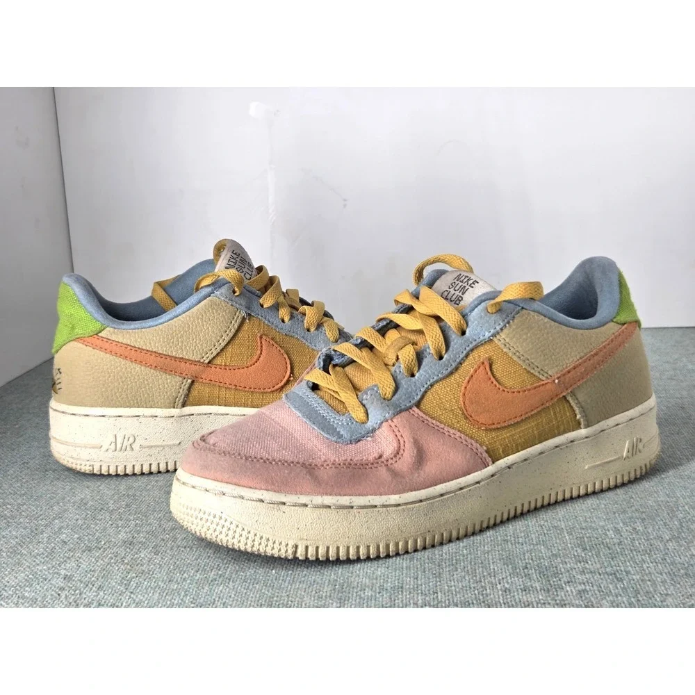 Nike Air Force 1 '07 LV8 Next Nature Sun Club DM0984-700 Size 6.5Y Womens 8